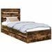 vidaXL Bedframe met lade Rook Eiken 100 x 200 cm Hout