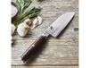 MIYABI 6000 MCT couteau Santoku 14 cm, brun, lame lisse