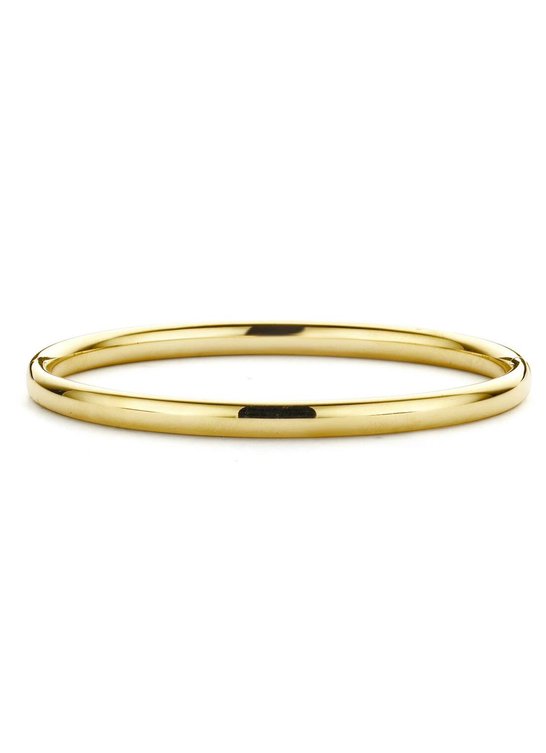 Diamond Point Bangle van 14k geelgoud (M)