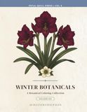 Winter Botanicals: A Botanical Coloring Book for Adults