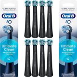 Oral-B iO ULTIMATE CLEAN brossettes pour brosse à dents électrique, noir, 8 pièces