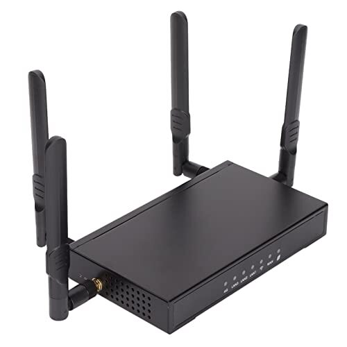 Luqeeg Draadloze Router - 8M ROM 128M RAM 4G-kaart, Gaming-router met Simkaart 300Mnps Transmissiesnelheid 300M Draadloze Router Compatibel met LTE, Stabiele Router voor Industriële Ondernemingen