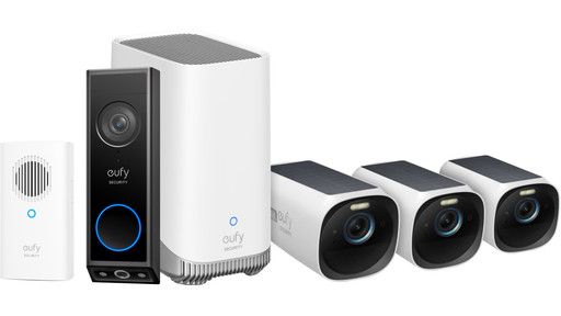 EufyCam 3 3-Pack + Video Doorbell E340 + Chime