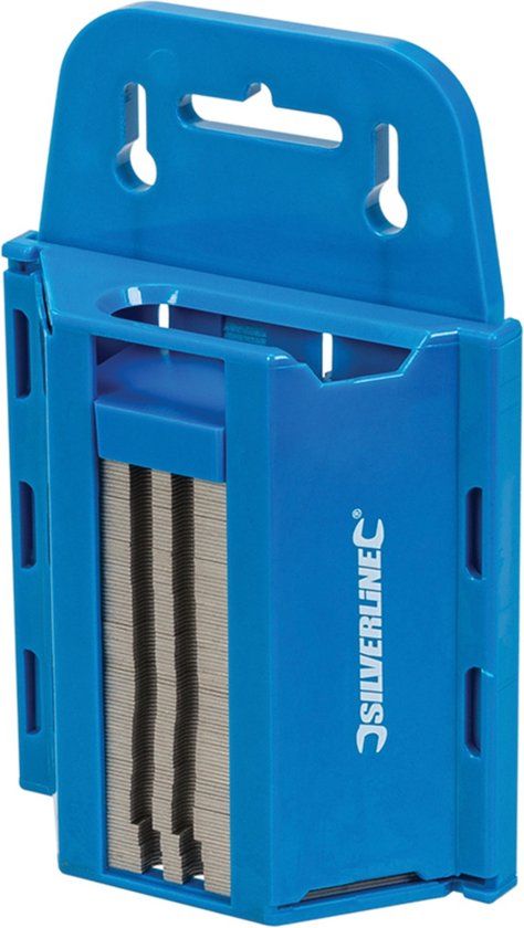 Silverline Stanleymesjes - Trapezium - 0.6 mm - 100 stuks