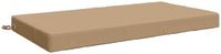 vidaXL - Zitkussen - SOEST - 100% Polyester - Zand - 120 x 60 x 10 cm