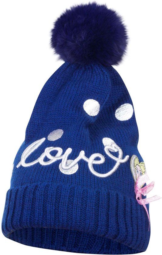 Disney Frozen Wintermuts Meisjes - Donkerblauw - Maat 54 cm