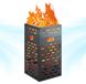 StarTech Verbrandingsvat - Buitenhaard - 2 mm staal - 63 liter - Ventilatie - Asbak - 55,9 x 55,9 x 76,2 cm - Zwart