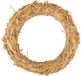 Rayher hobby materialen Rayher Decoratie krans van stro - 40 cm - Beige