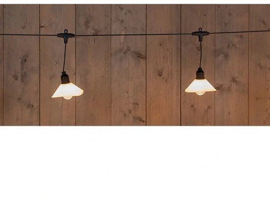 Annas collection Partylights Anna's Collection 10l/5m met kap classic LED-verlichting zwart