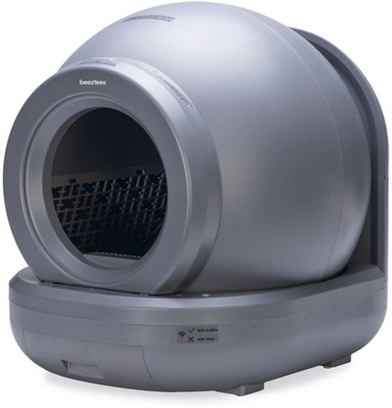 Beeztees Moeza - Automatische Kattenbak - Grijs - 57x56x62 cm