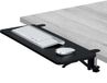 Merkloos Relaxdays Toetsenbordlade - 65 x 24 cm - Klembaar - Zwart
