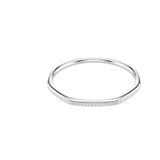 Swarovski Dextera armband, Achthoekige vorm, Ronde slijpvorm, Wit, Rodium toplaag