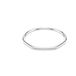 Swarovski Dextera armband, Achthoekige vorm, Ronde slijpvorm, Wit, Rodium toplaag