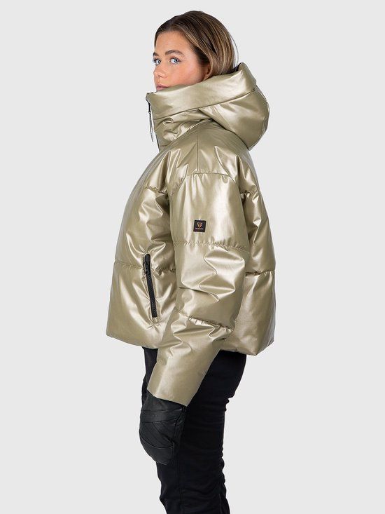 Brunotti Fiaskia-Metallic Women Snow Jacket - Fungi - XXL