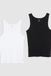 Levi's Rib Tanktop Set van 2 - Hommes - 2XS - Multicolore / Black Marble Heather/ Snow Heather