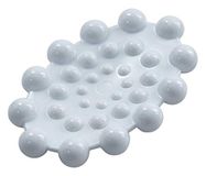Gedy Spot zeepbakje, PVC, wit, 8,7 x 12,7 x 1,60
