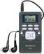Retekess PR13 radio FM de poche, récepteur FM portable, radio avec horloge numérique et casque stéréo. Fonctionne avec 2 piles AAA, avec clip, adapté pour les réunions, les visites guidées et la traduction simultanée