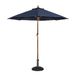 Bolero GG496 ronde parasol, 2370 mm hoogte x 2520 mm diameter, marineblauw