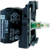Schneider ZB5AVG1 lampfitting, ZB5, wit integraal LED, 48.120 V