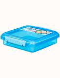 Sistema Voorraaddoos Vierkant Container 0,45 l Blauw