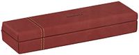 RHODIA 194512C - Pennenzak Nacarat - 21 x 5,5 x 3 cm - Oranje Zadelstiksel - Buitenkant in Imitatieleer - Home Office Rhodiarama Collectie - Bureauorganisatie en Stijlvolle Opberging