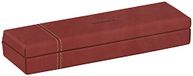 RHODIA 194512C - Pennenzak Nacarat - 21 x 5,5 x 3 cm - Oranje Zadelstiksel - Buitenkant in Imitatieleer - Home Office Rhodiarama Collectie - Bureauorganisatie en Stijlvolle Opberging