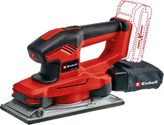 Einhell TE-OS 18/230 Li Solo Accu Vlakschuurmachine - Power X-Change - 18V - Incl. 3 schuurvellen