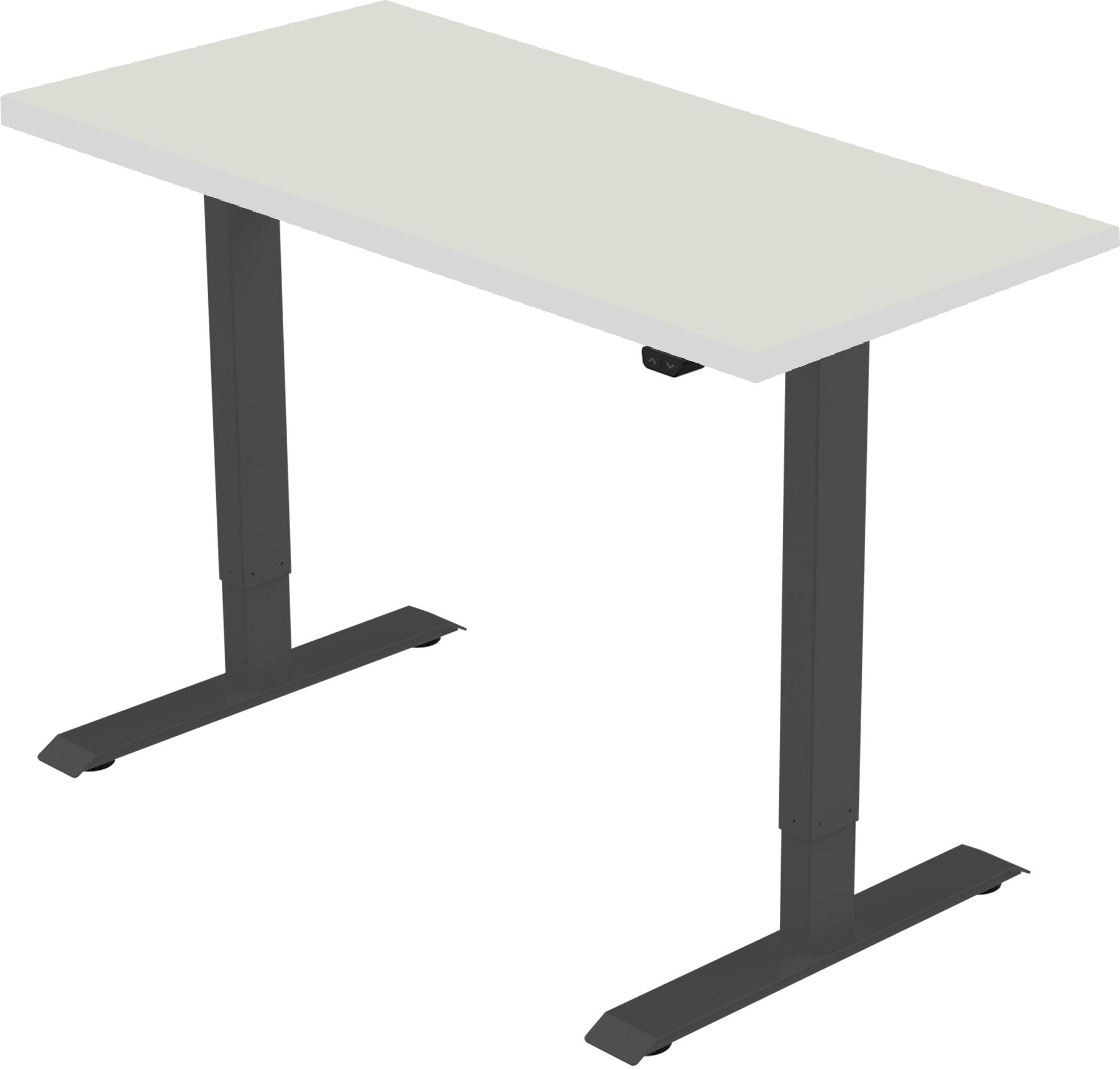 Celexon motorisch hoogteverstelbaar bureau Economy eAdjust-71121 - zwart, incl. bureaublad 150 x 75 cm