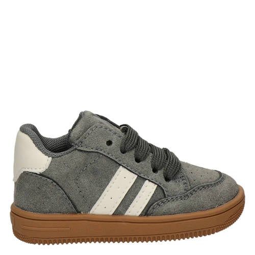 Nelson Kids suède sneakers - grijs
