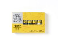 Winsor & Newton Galeria Acrylic Colours Set - 6 x 60ml Tubes
