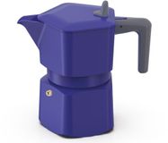 PEZZETTI machine à café - PENTAEXPRESS - Aluminium - 3 tasses - Bleu