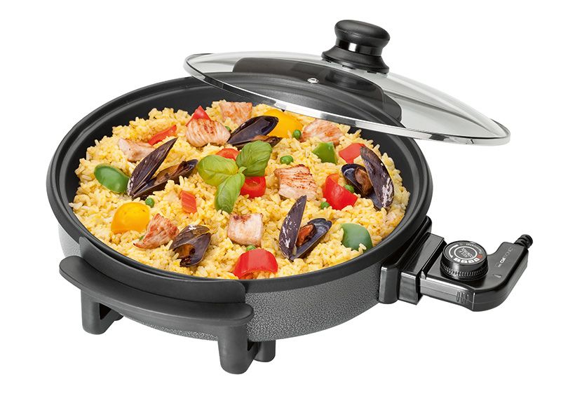 Clatronic PP 3401 - Party Pan - 32cm - Round - Anthracite