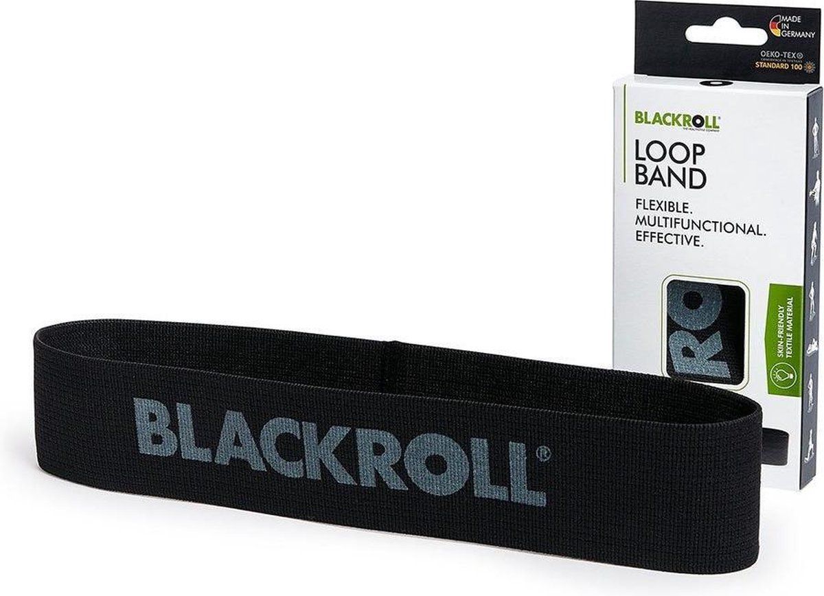 BLACKROLL Loop Band - Zwart - Extra Sterk
