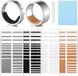 Ajusteurs de taille de bague invisibles – 16 pièces – protecteurs de bague en plastique – pour bagues lâches – 2 pièces – réducteurs de taille de bague – pour bagues larges – 4 couleurs – 2 épaisseurs