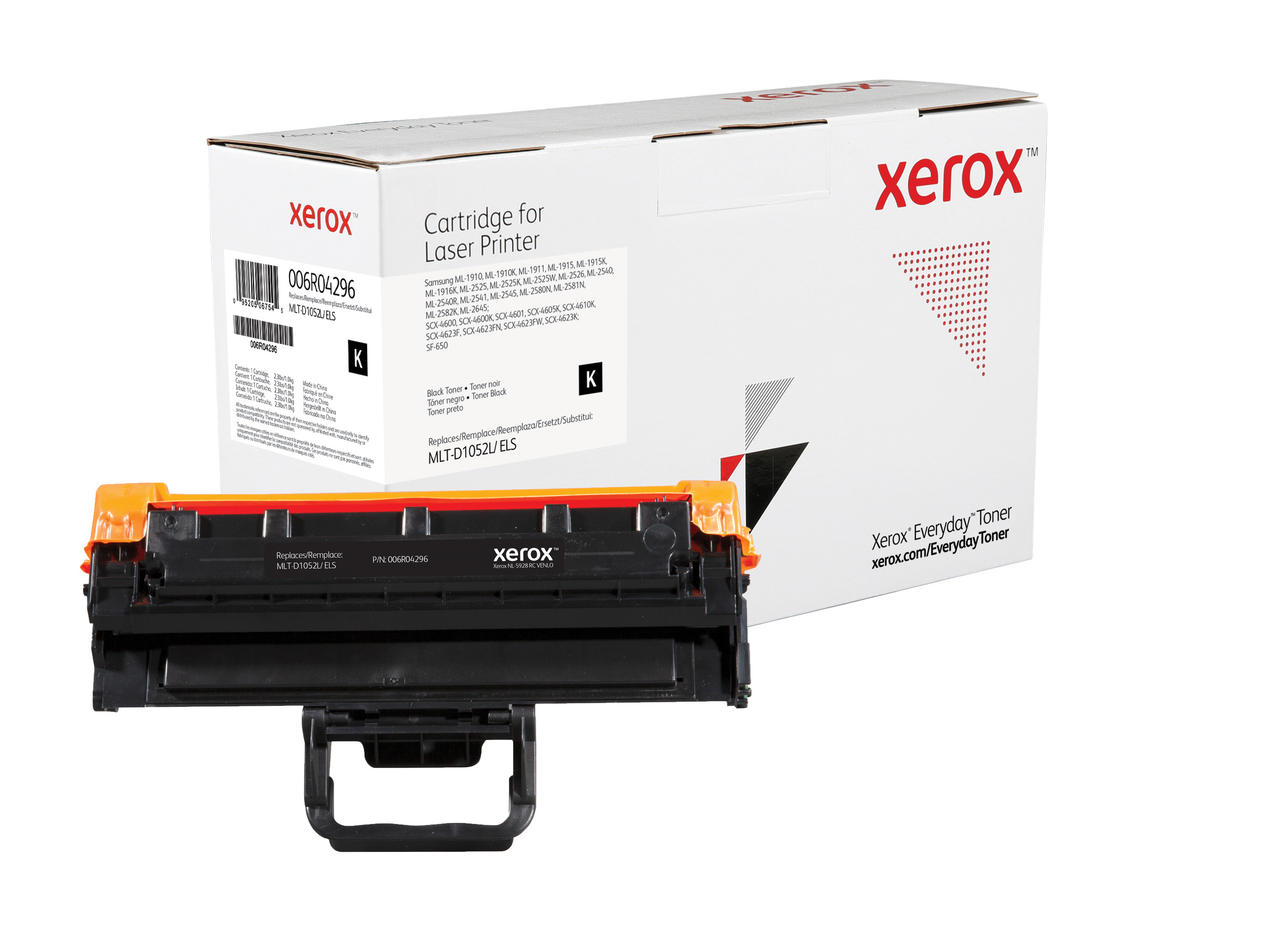 Xerox Everyday Zwart Toner compatibel met Samsung MLT-D1052L, High capacity