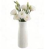 Merkloos Moderne vaas en plastique pour fleurs séchées - Forme géométrique, léger et sûr