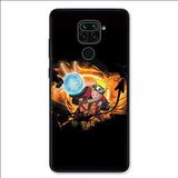 Cokitec Hoesje voor Xiaomi Redmi Note 9 - Manga Naruto Zwart