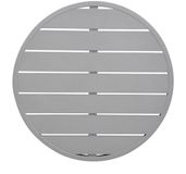 Bolero Aluminium Tafelblad Rond Lichtgrijs 580mm