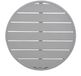 Bolero Aluminium Tafelblad Rond Lichtgrijs 580mm