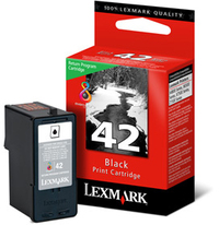 Lexmark #42 Black Return Program Print Cartridge zwart