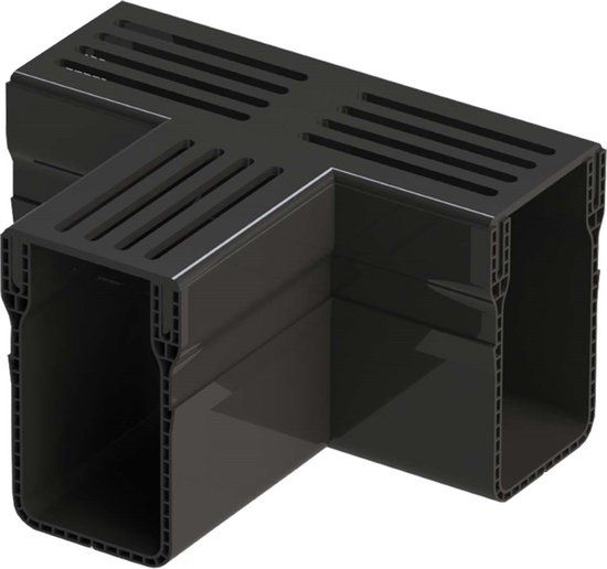 Gardenlux Garden Drain T-stuk zwart