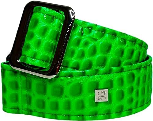 GET'M GET'M Aussie Gator JD Neon 2 inch gitaarband