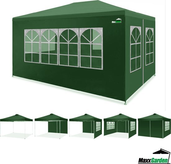 Maxx - Partytent feesttent 3x4m - zijwanden - GROEN