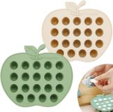 oCreon PandaEar Diepvriesdienblad van siliconen voor baby's - 2 stuks babydienbladen voor fruit en levensmiddelen