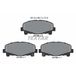 Textar Kit de plaquettes de frein, frein à disque 2476601 Acura 45022tl0g50
