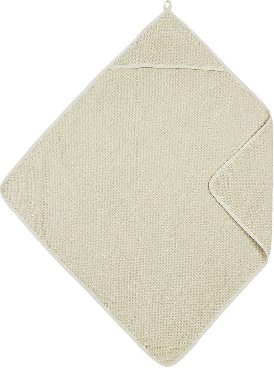 Meyco Baby Popcorn badcape - soft sand - 75x75cm