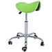 QUIRUMED Kruk Pony 5 wielen chroom basis groen pistache