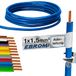 Kabelleiding - enkele ader stijf - pvc-kabel - H07V-U 1,5 mm² - kleur: donkerblauw 10 m/15 m/20 m/25 m/30 m/35 m/40 m/45 m/50 m/55 m/60 m tot 100 m vrij te kiezen