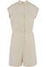 Urban Classics Jumpsuit van viscose keperstof voor dames, jumpsuit voor dames, Wit zand