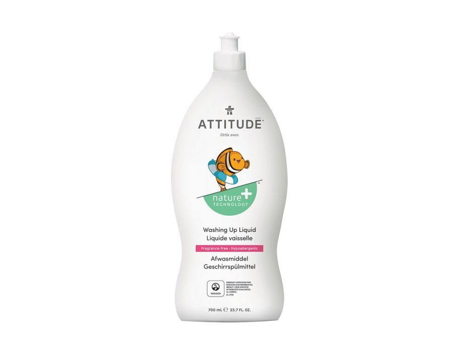 Attitude - Kinder Ecologisch Afwasmiddel Parfum Vrij Little Ones